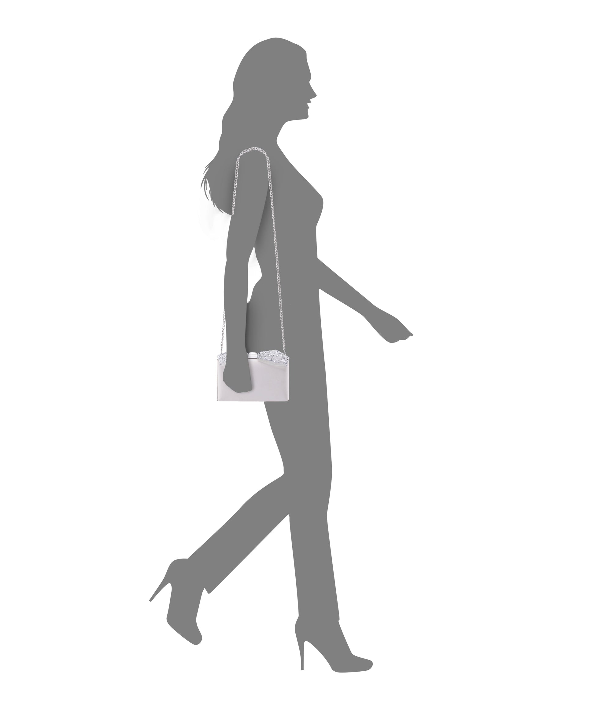 Selena Beige Glass Crystals Minaudiere | Nina Shoes