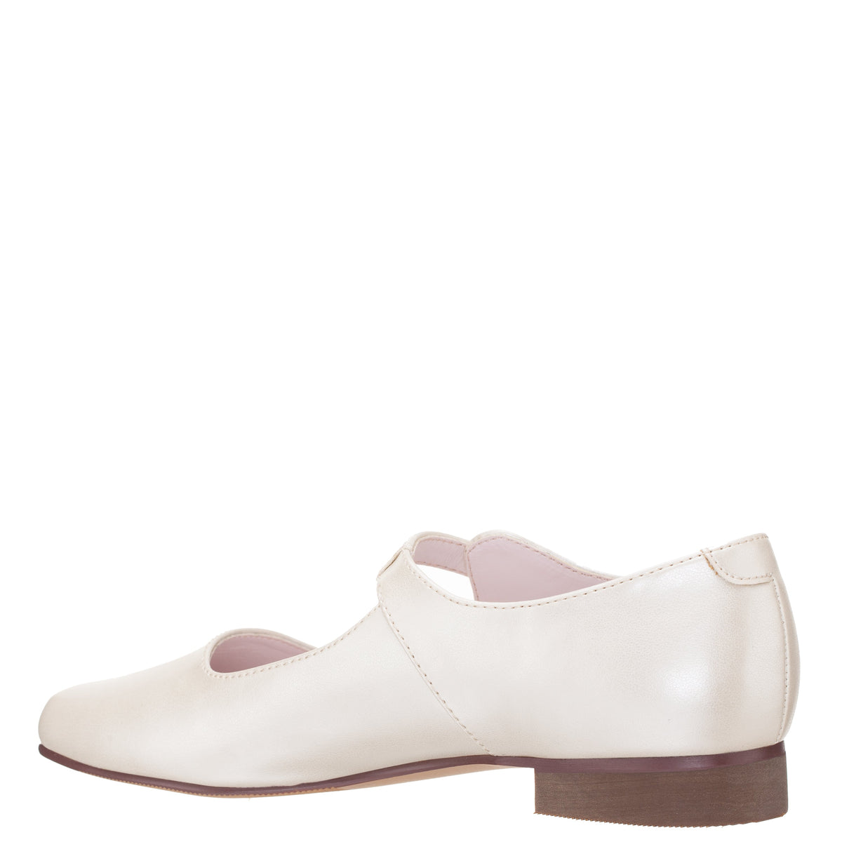 Girls Bonnett Beige Pearlized Mary Jane Dress Shoes | Nina Shoes