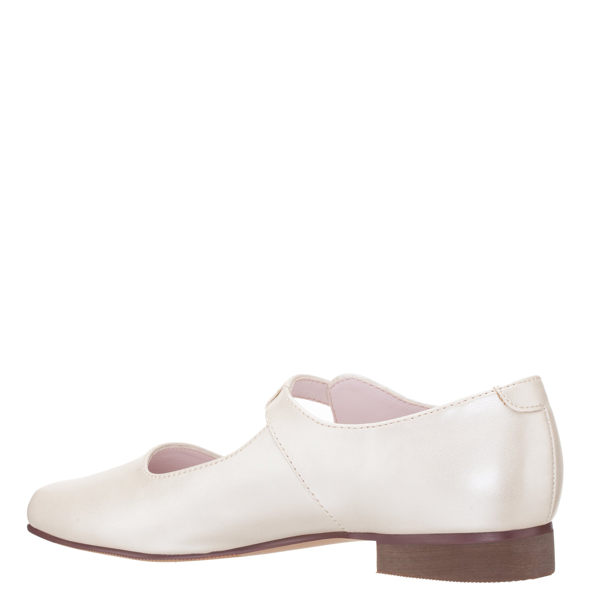 Girls Bonnett Beige Pearlized Mary Jane Dress Shoes | Nina Shoes