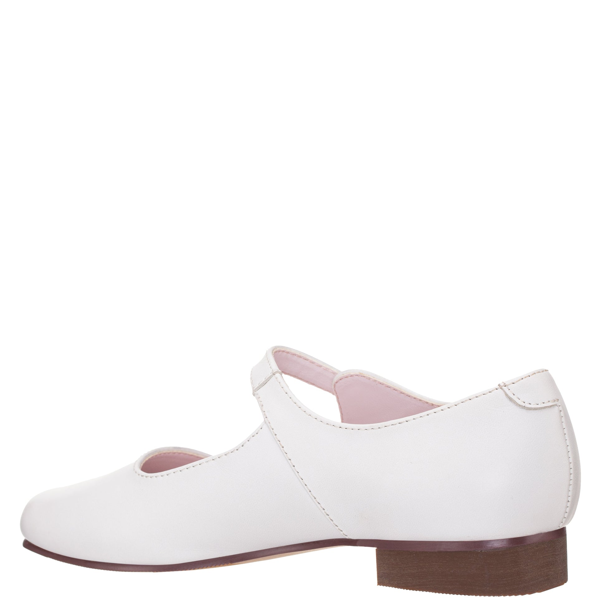 Girls Bonnett White Leather Mary Jane Dress Shoes | Nina Shoes