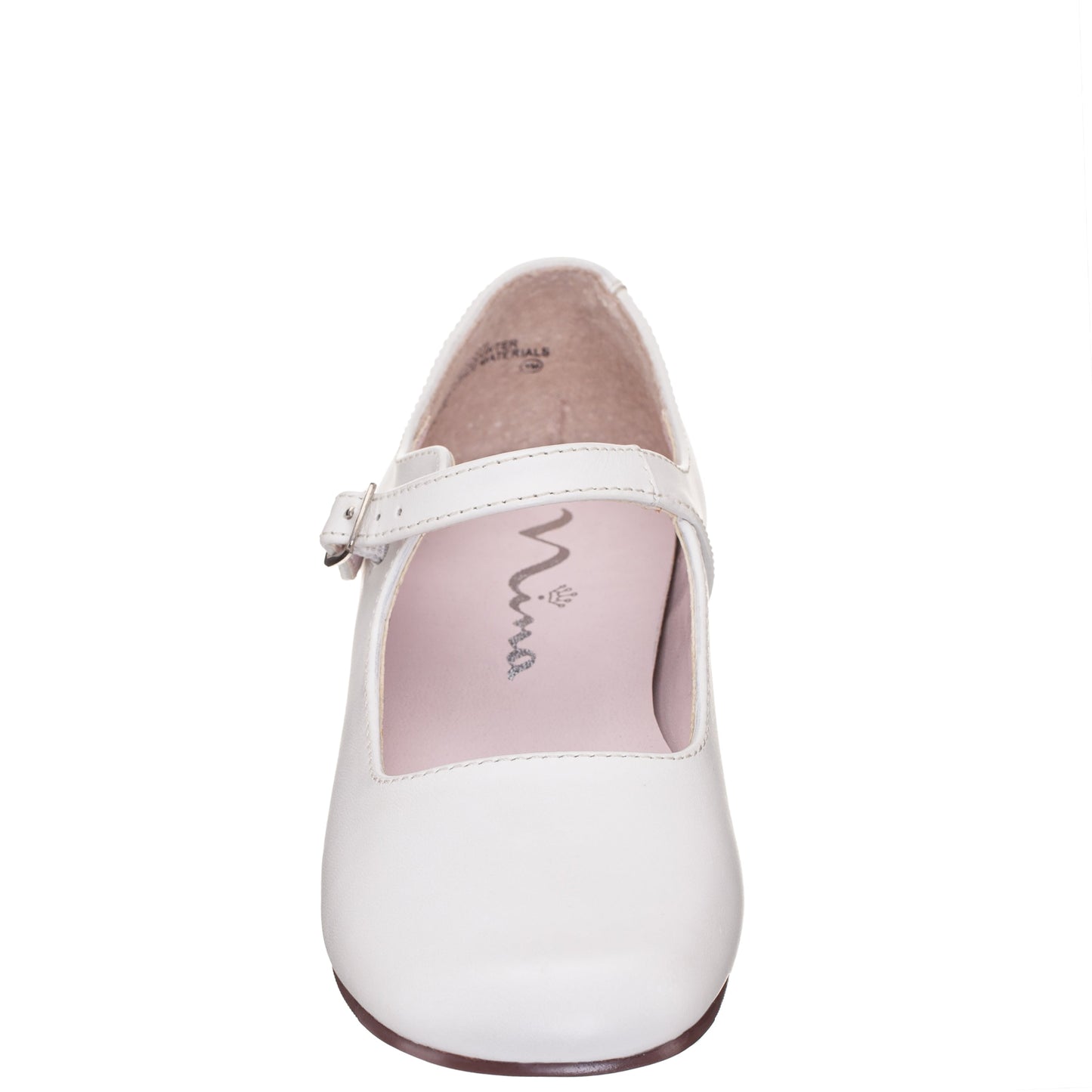 Girls Bonnett White Leather Mary Jane Dress Shoes | Nina Shoes