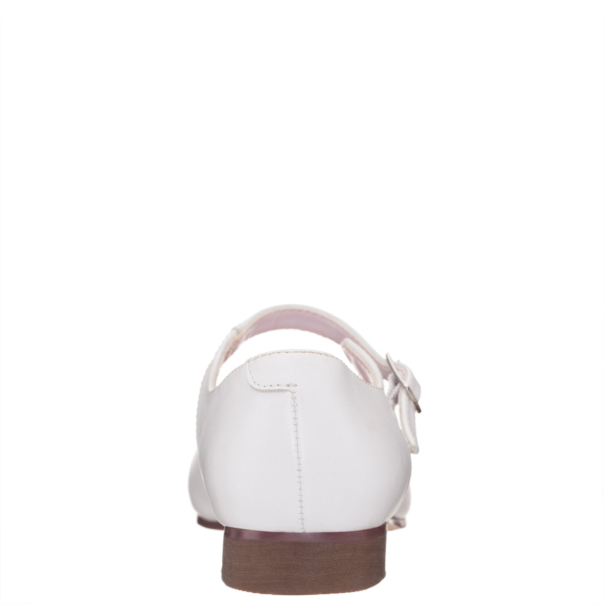 Girls Bonnett White Leather Mary Jane Dress Shoes | Nina Shoes
