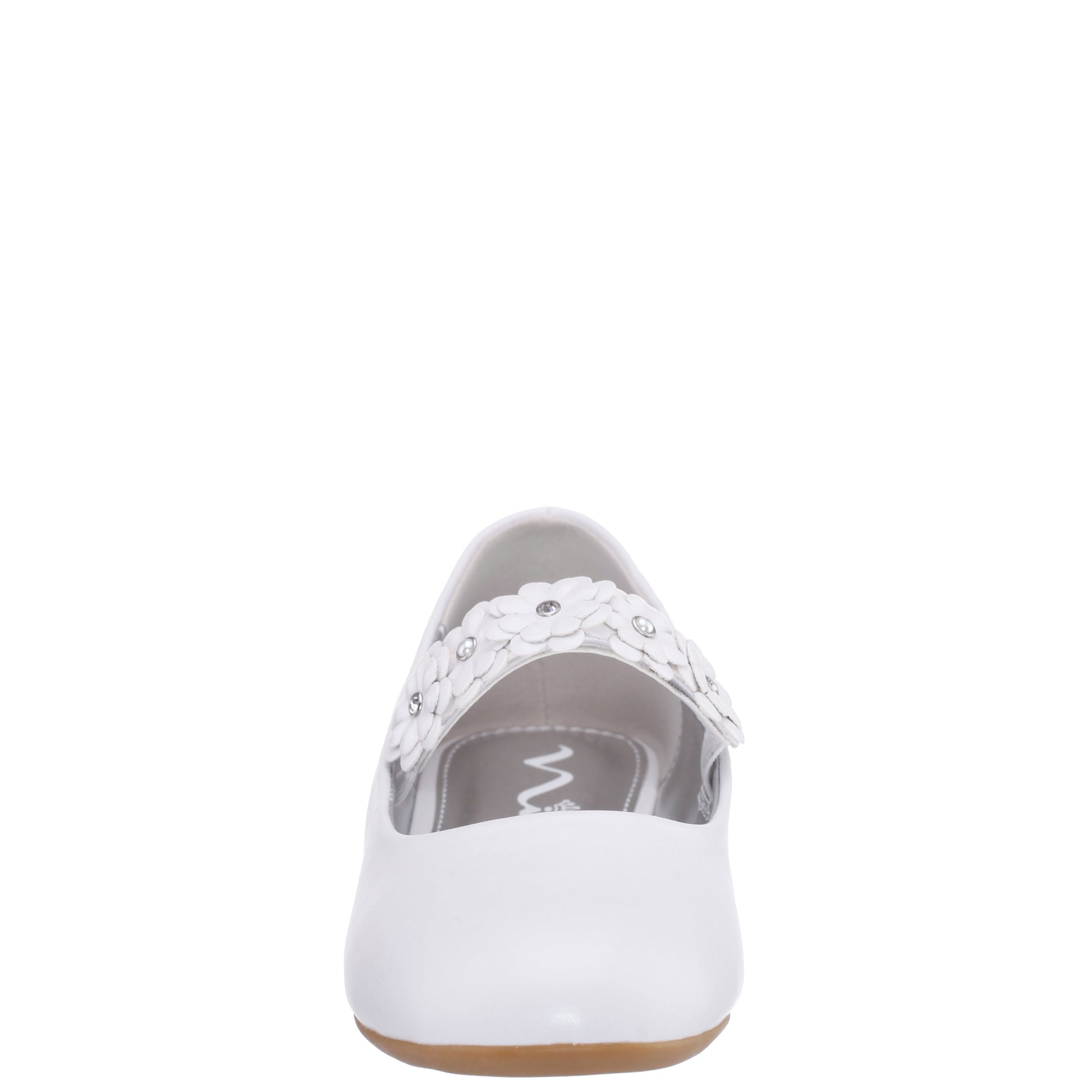 Girls Rozy White Ballet Dress Shoes | Nina Shoes