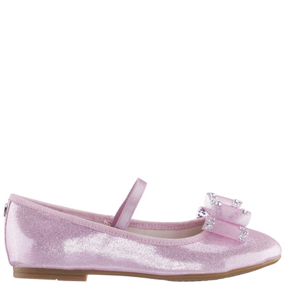 Girls Sidnee Pink Ballet Dress Shoes | Nina Shoes