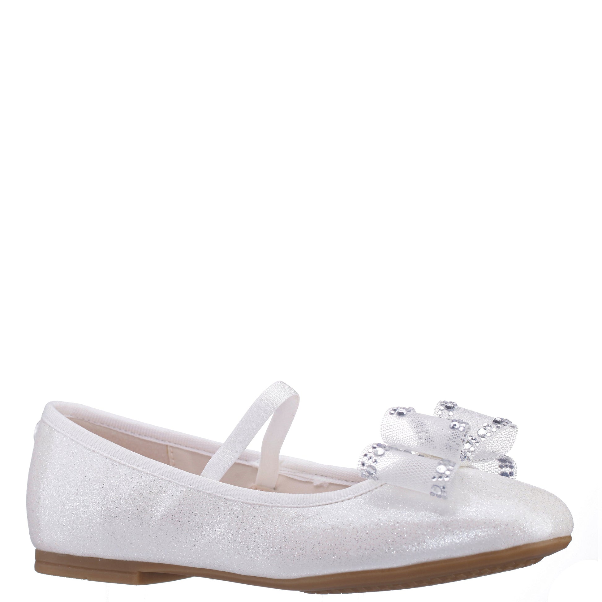 Girls Sidnee White Ballet Dress Shoes | Nina Shoes