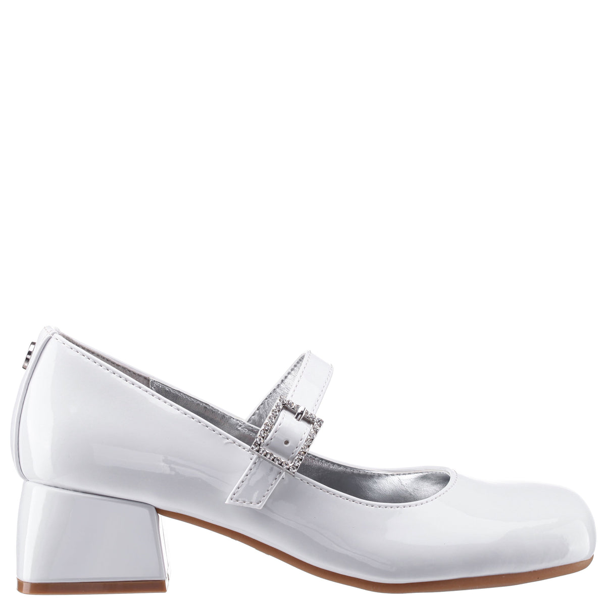 Girls Mila White Patent Mary Jane Dress Shoe | Nina Shoes
