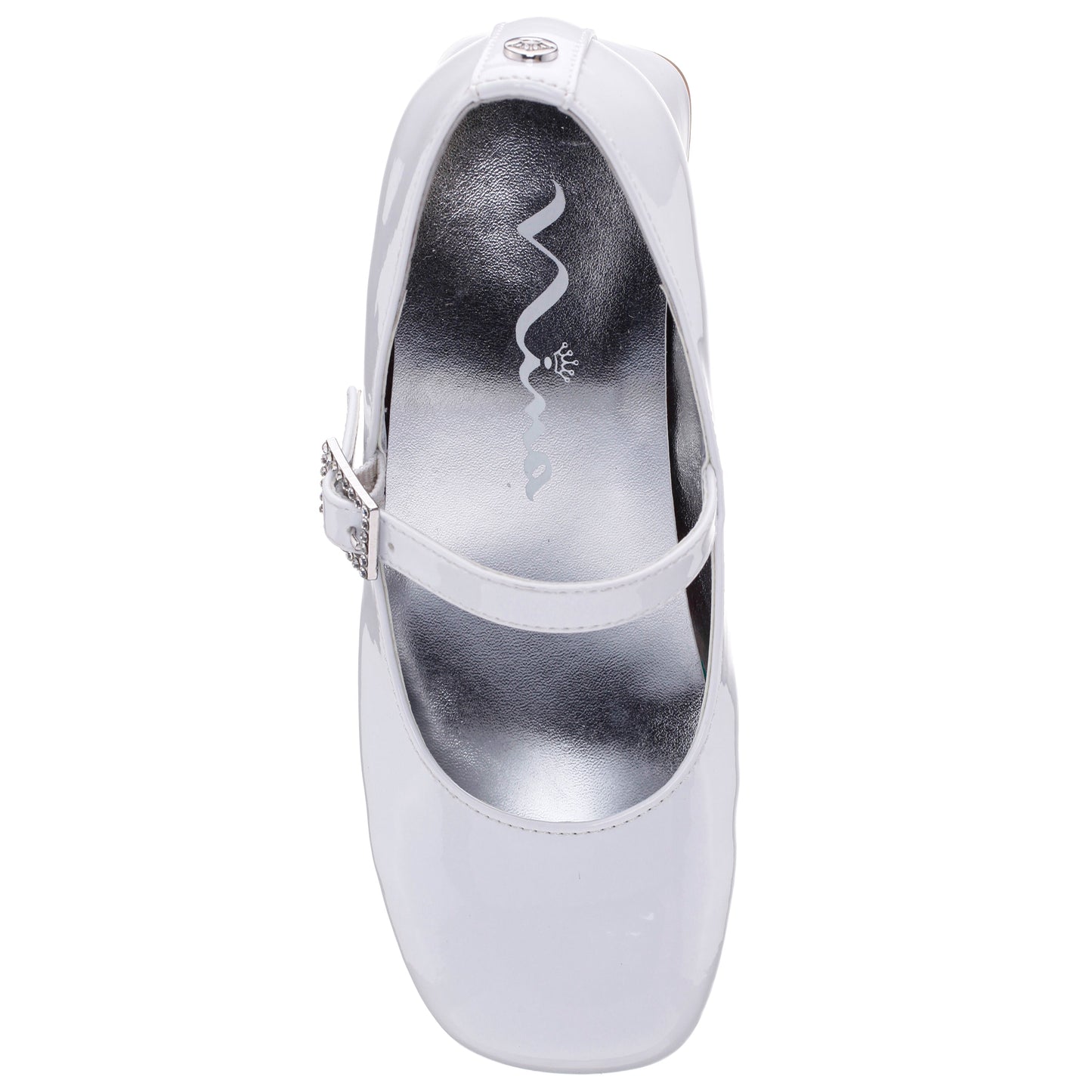 Girls Mila White Patent Mary Jane Dress Shoe | Nina Shoes