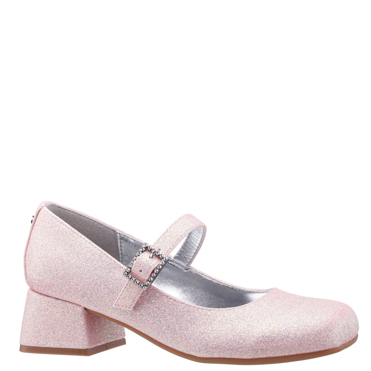 Girls Mila Pink Glitter Mary Jane Dress Shoe | Nina Shoes