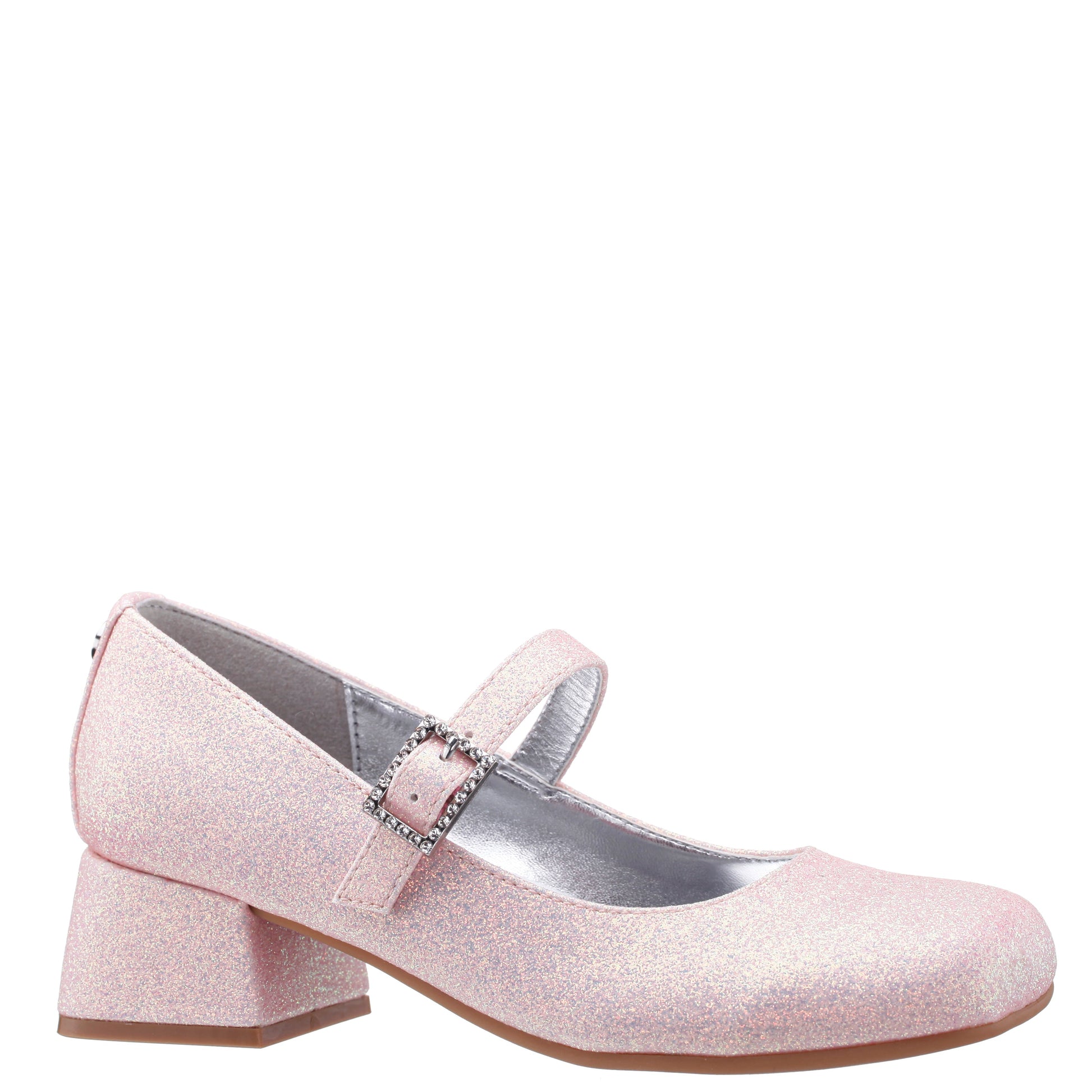 Girls Mila Pink Glitter Mary Jane Dress Shoe | Nina Shoes