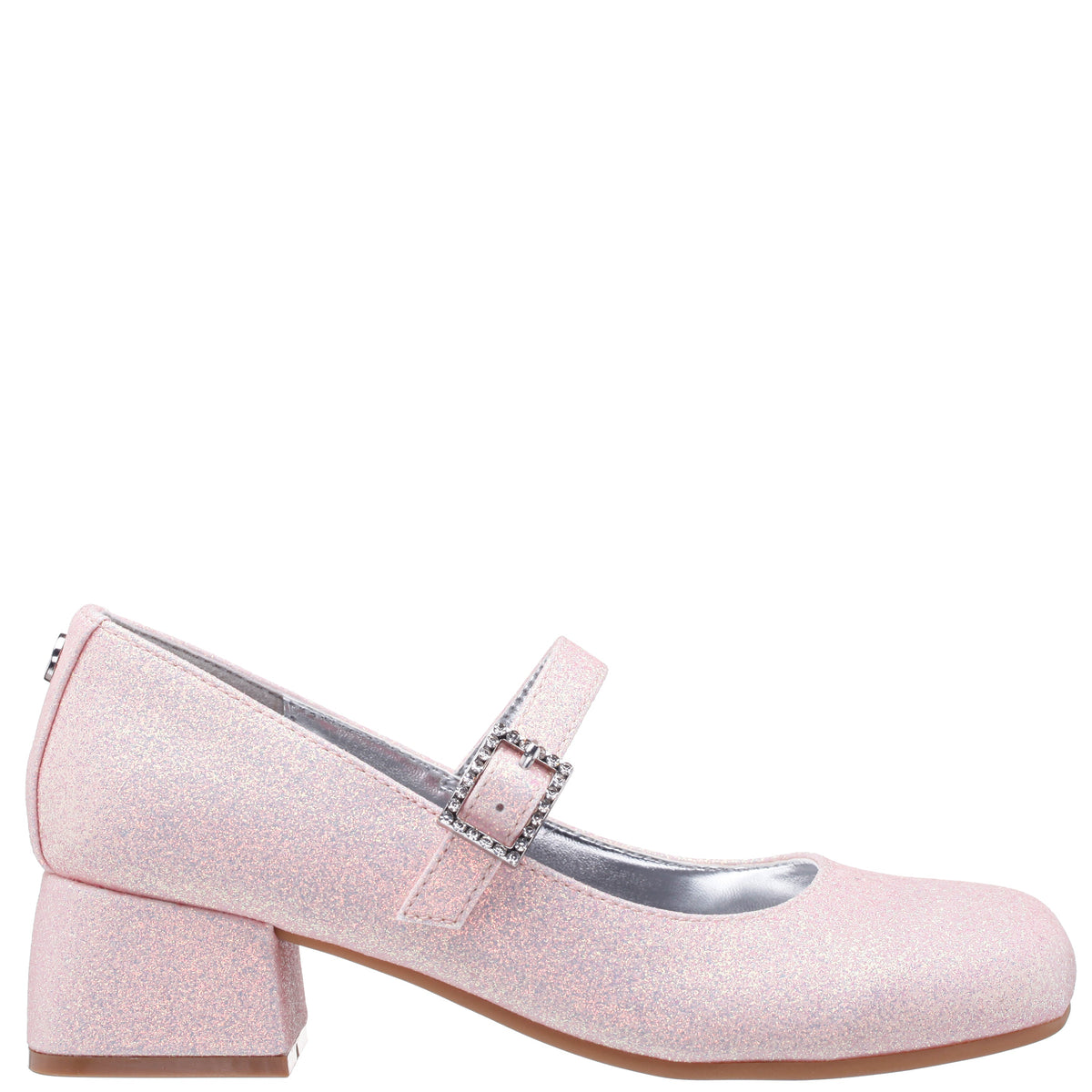 Girls Mila Pink Glitter Mary Jane Dress Shoe | Nina Shoes
