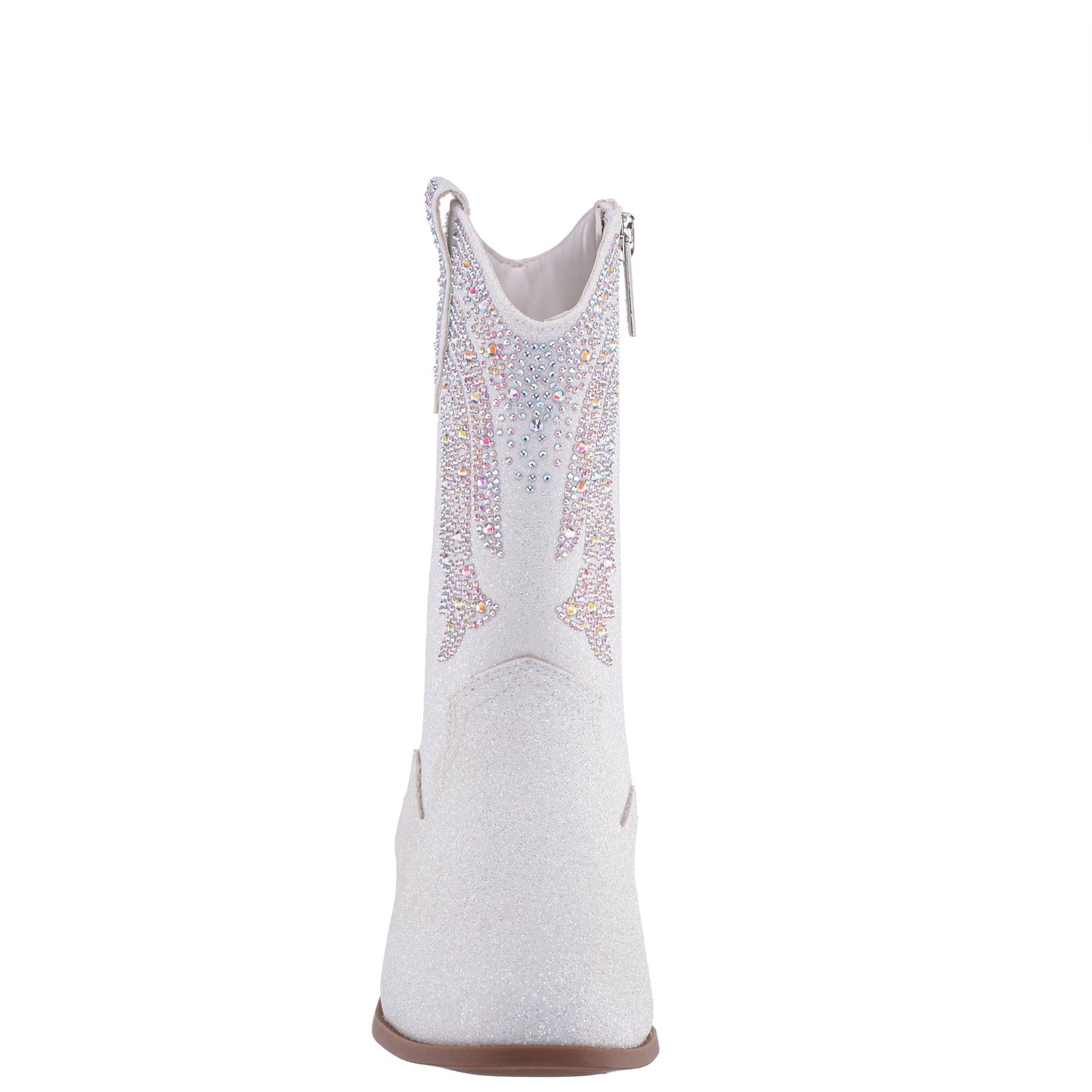 Girls Hawley White Heel Cowboy Boots | Nina Shoes
