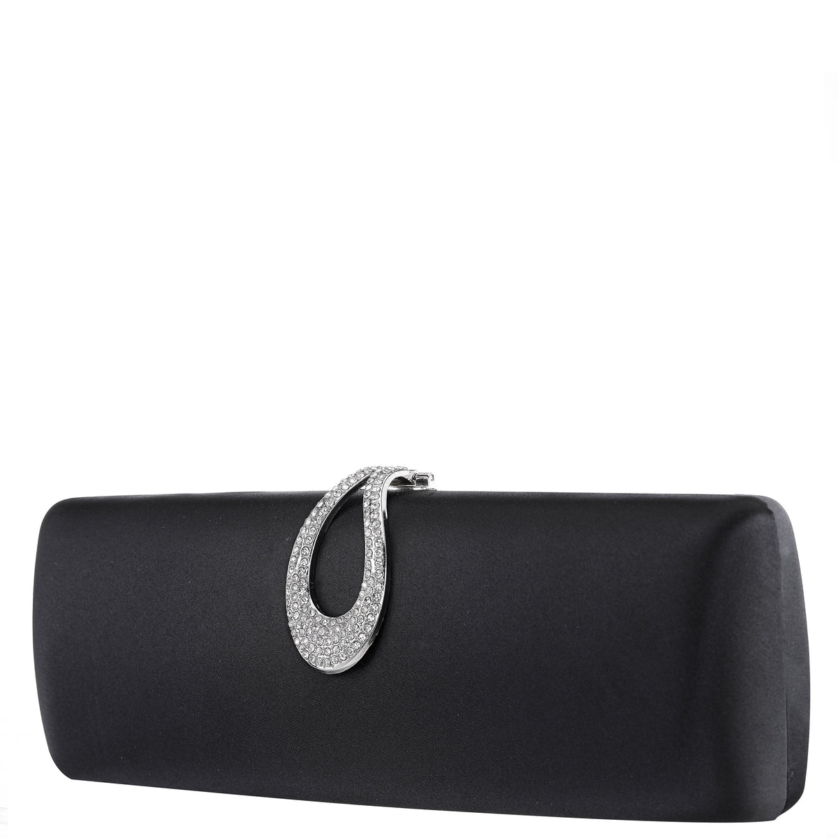 Rumi-R Black Satin Minaudiere | Nina Shoes