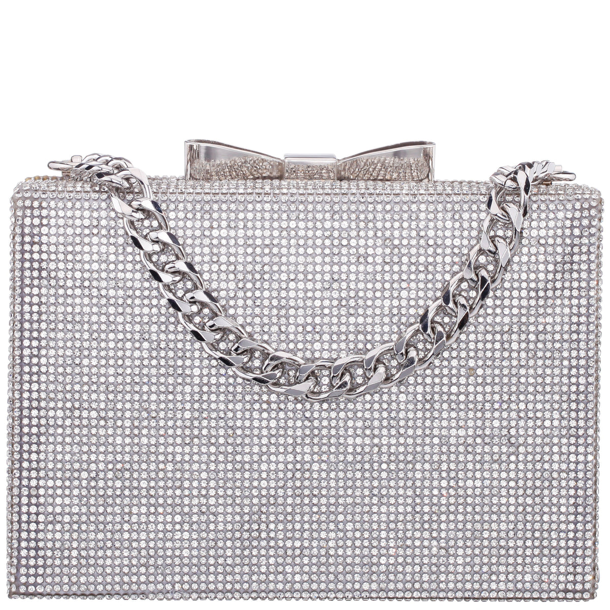 Regalo Silver Solid Box Bag | Nina Shoes