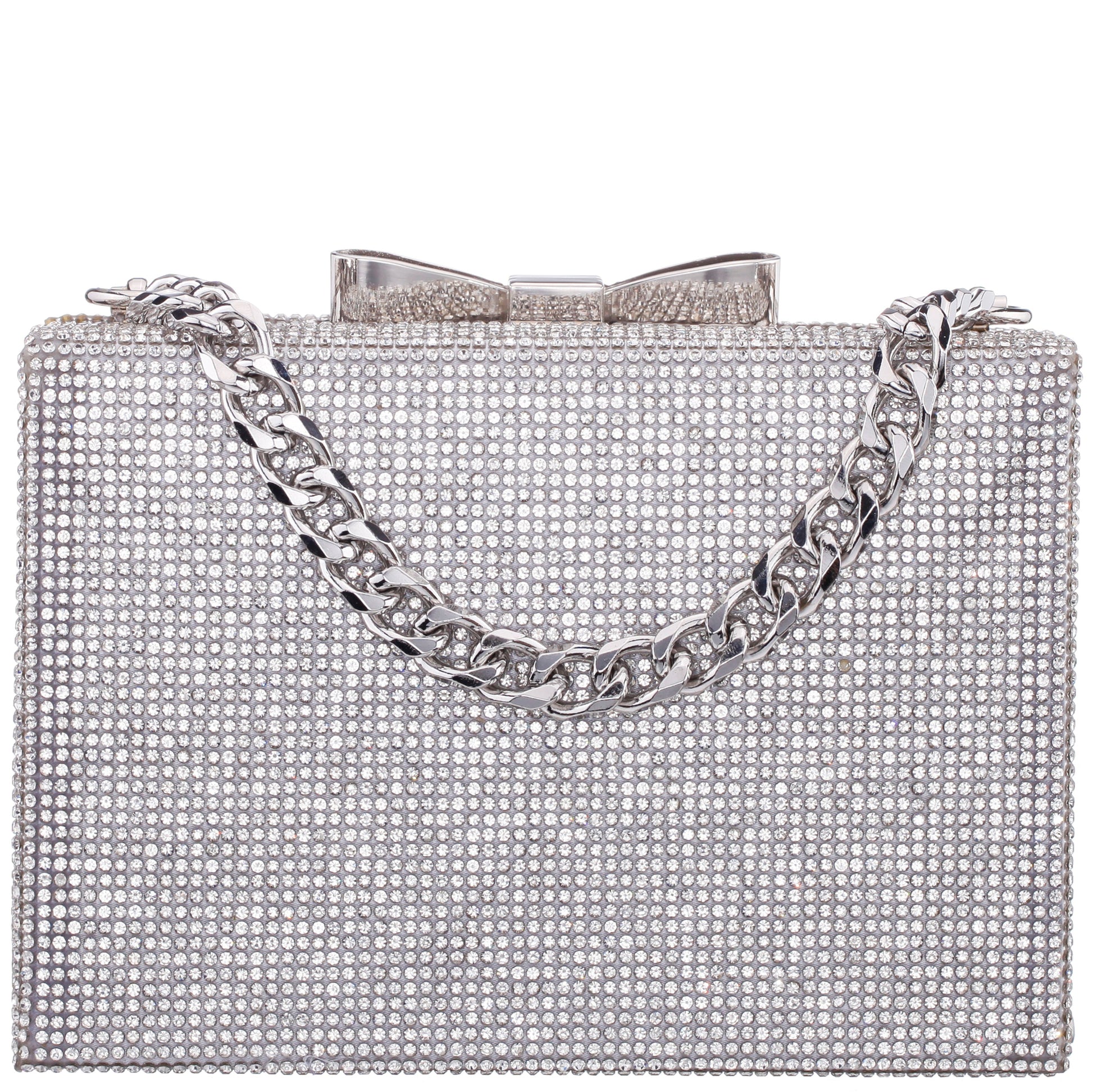 Regalo Silver Solid Box Bag | Nina Shoes