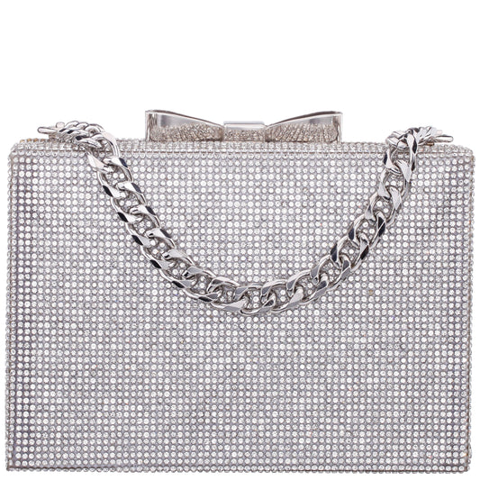 Regalo Silver Solid Box Bag | Nina Shoes