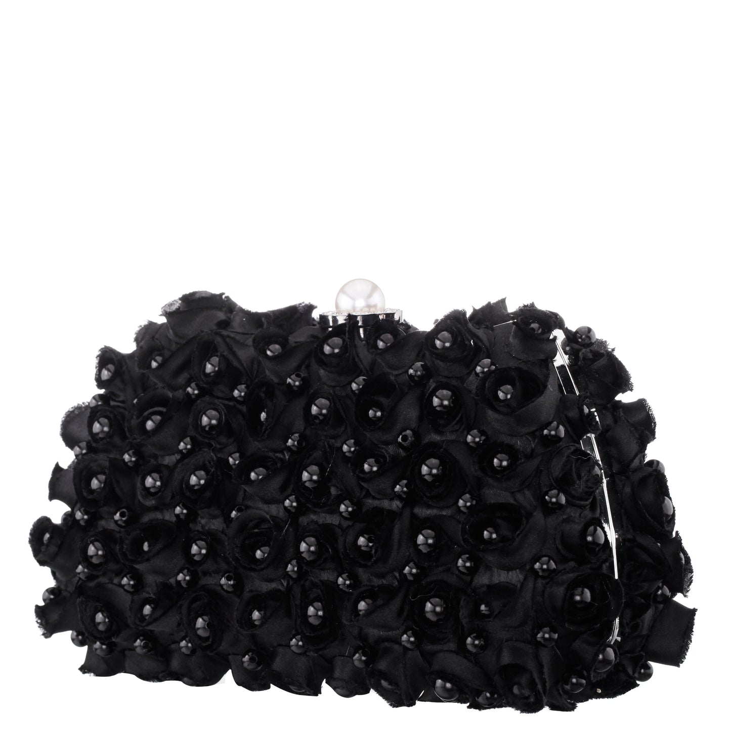 Paloma Black Pearl/Polyester Box Bag | Nina Shoes