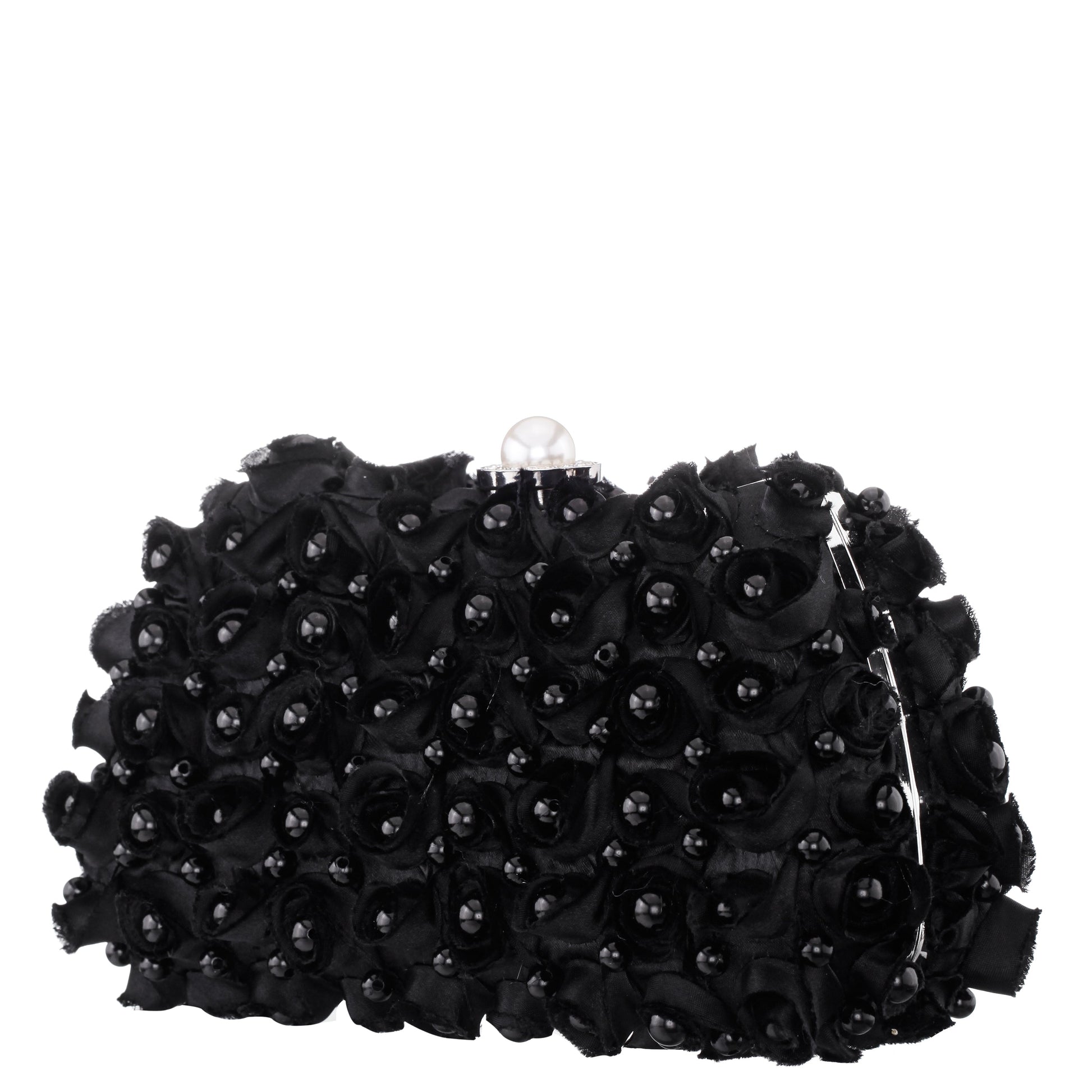 Paloma Black Pearl/Polyester Box Bag | Nina Shoes