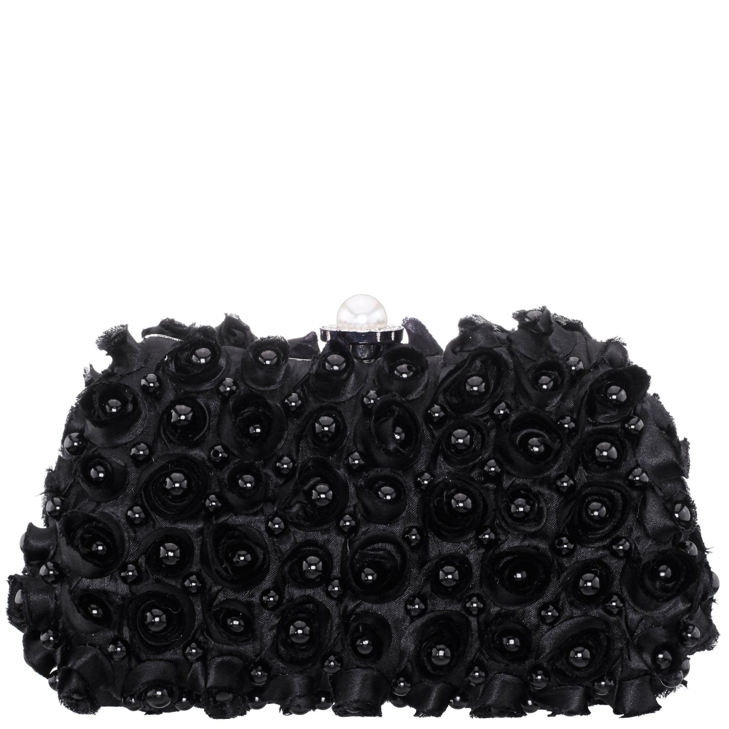 Paloma Black Pearl/Polyester Box Bag | Nina Shoes