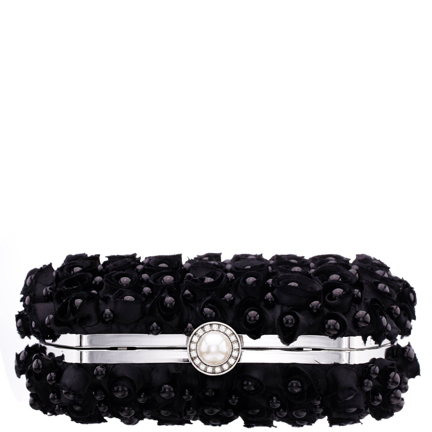 Paloma Black Pearl/Polyester Box Bag | Nina Shoes