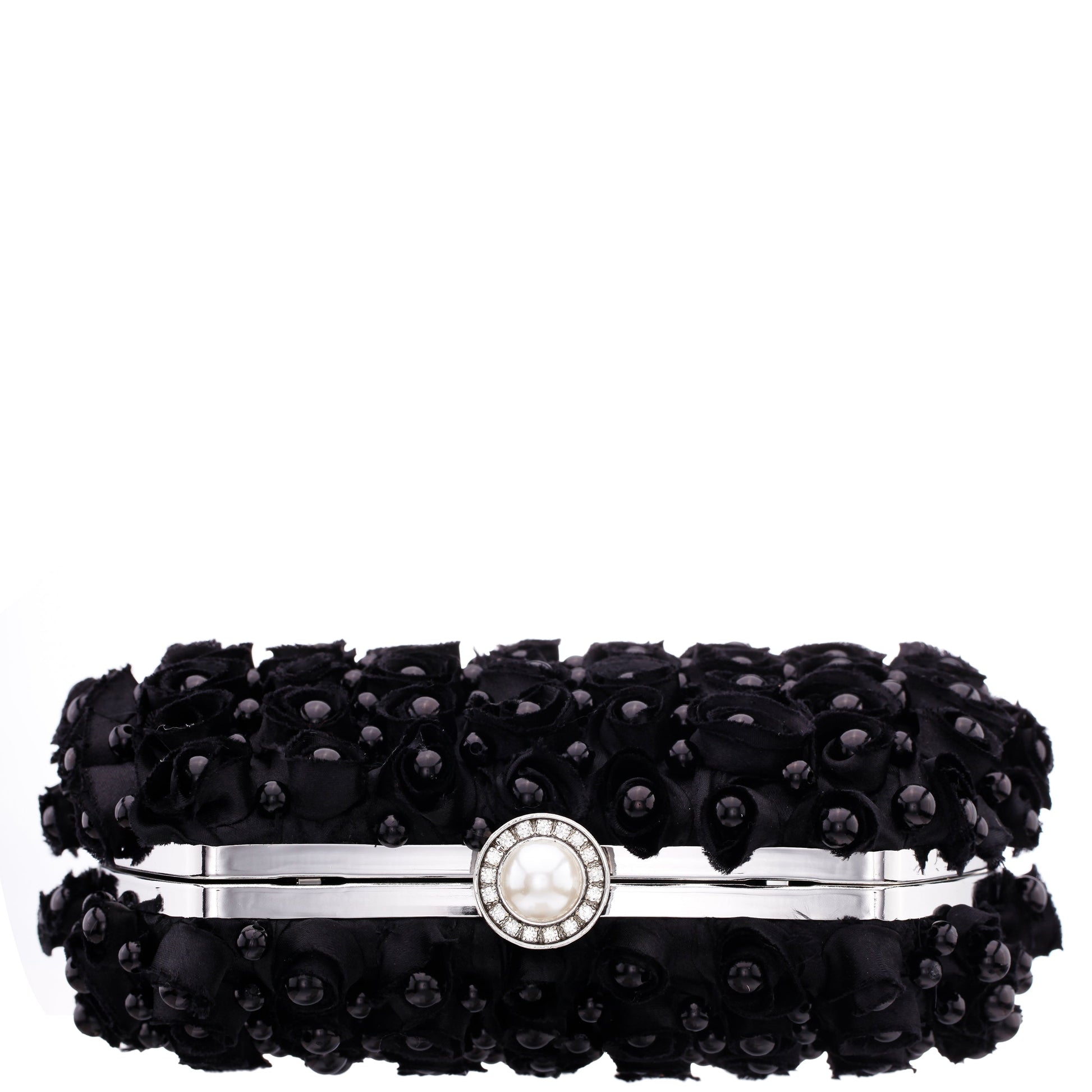 Paloma Black Pearl/Polyester Box Bag | Nina Shoes