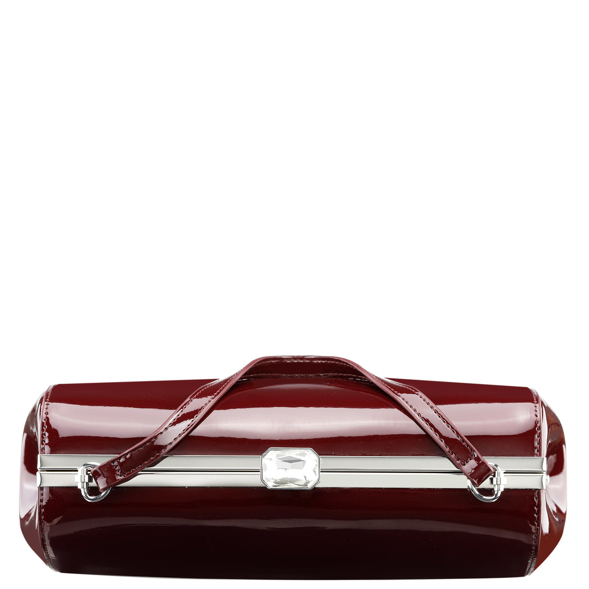 Delsie Red Pat Frame Clutch | Nina Shoes