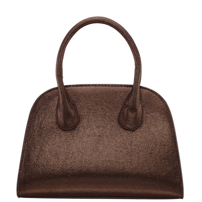Ainsley Brown Reflective Suedette Handle Bag | Nina Shoes
