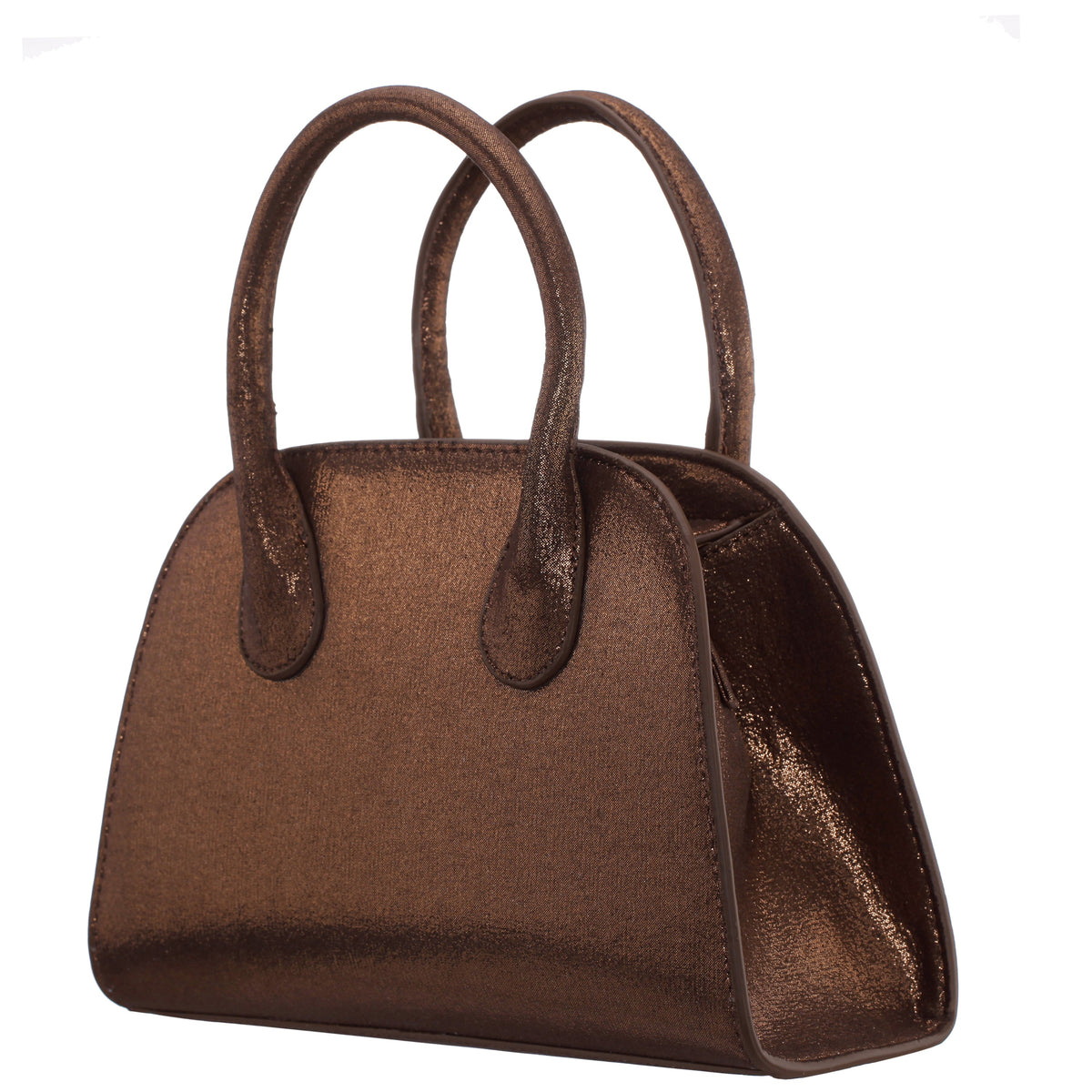 Ainsley Brown Reflective Suedette Handle Bag | Nina Shoes