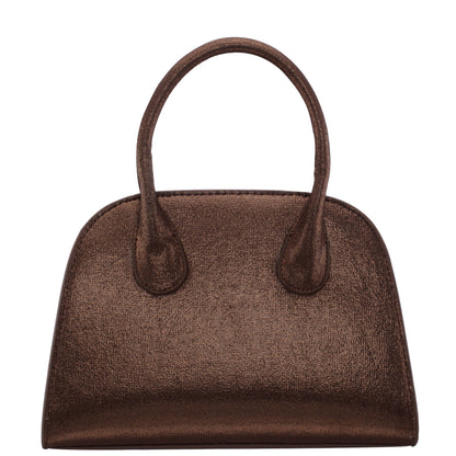 Ainsley Brown Reflective Suedette Handle Bag | Nina Shoes