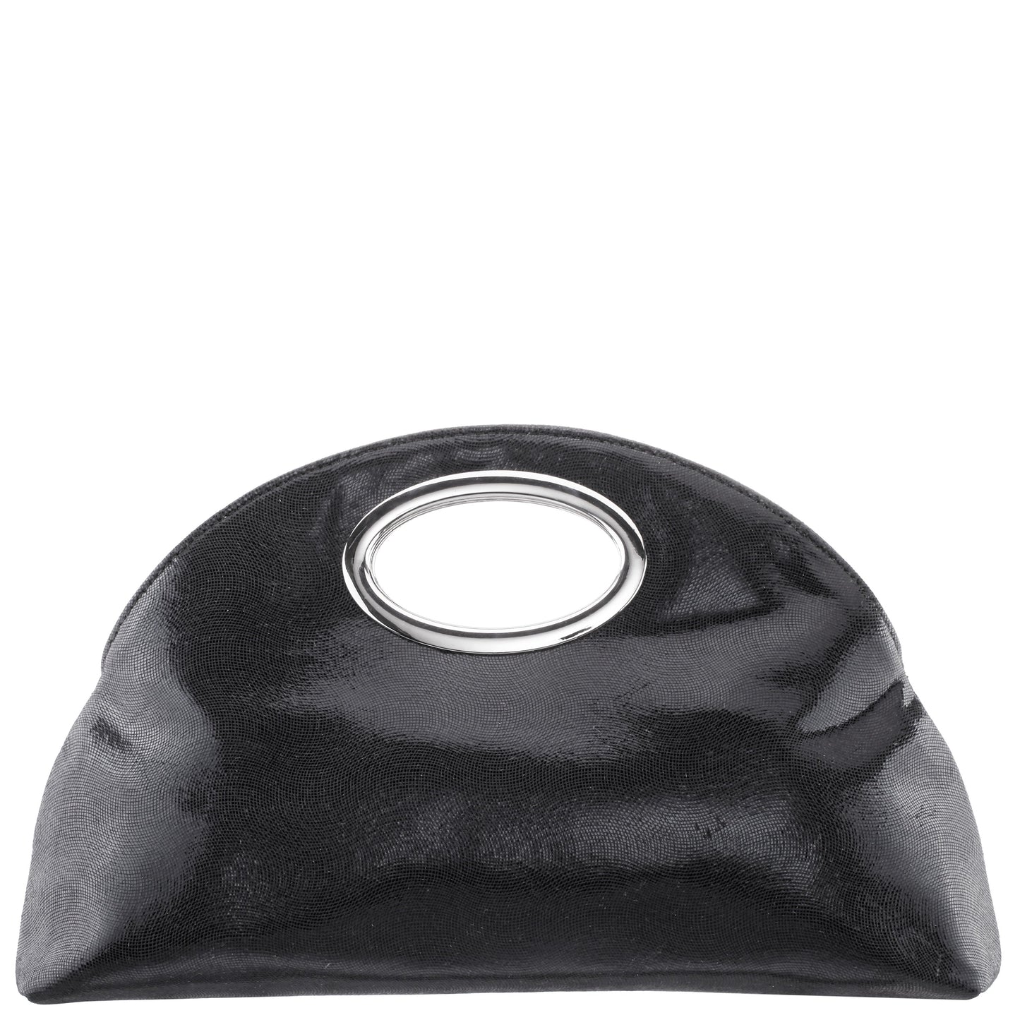 Jael Black Metallic Geo Swirl Fabric Handle Bag | Nina Shoes