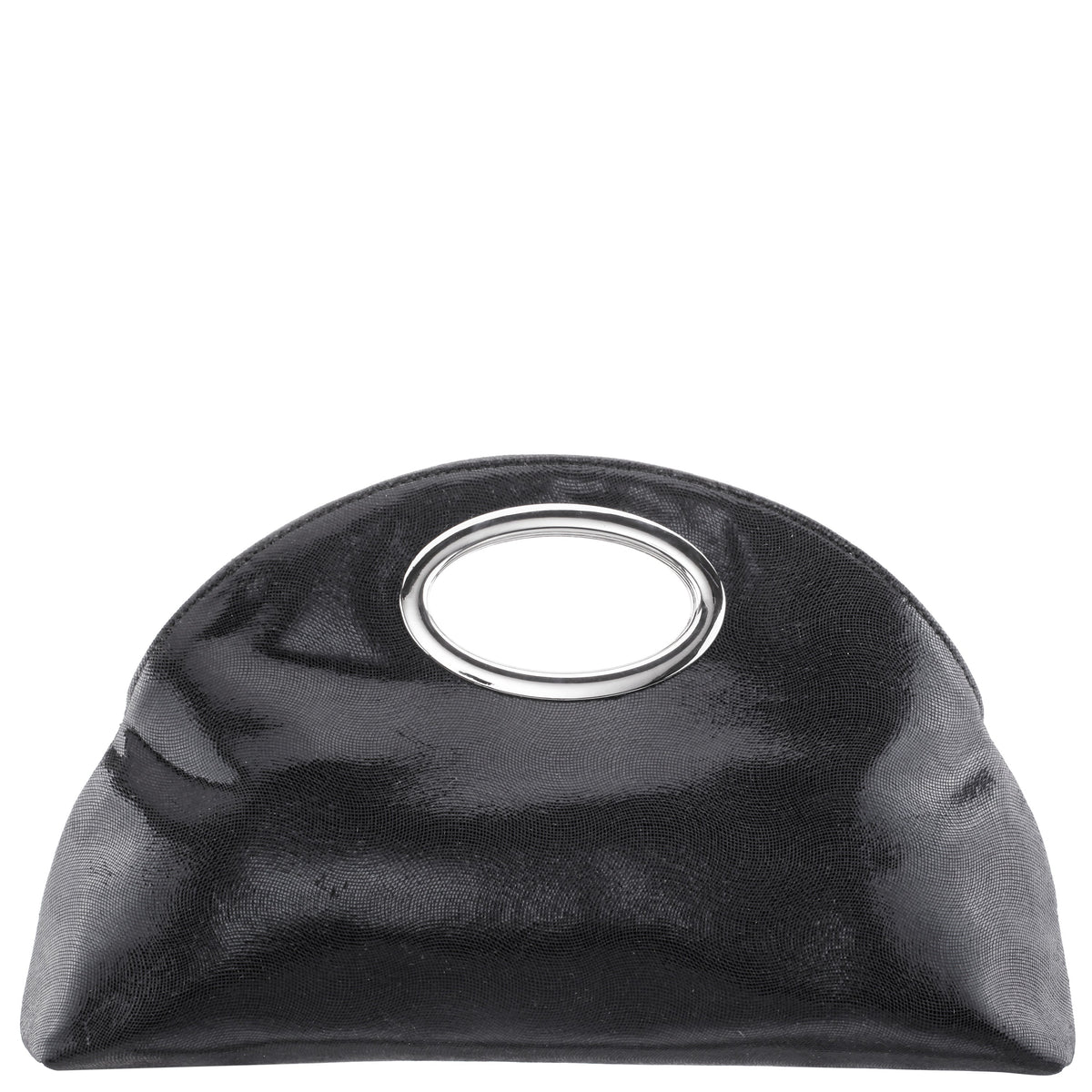 Jael Black Metallic Geo Swirl Fabric Handle Bag | Nina Shoes