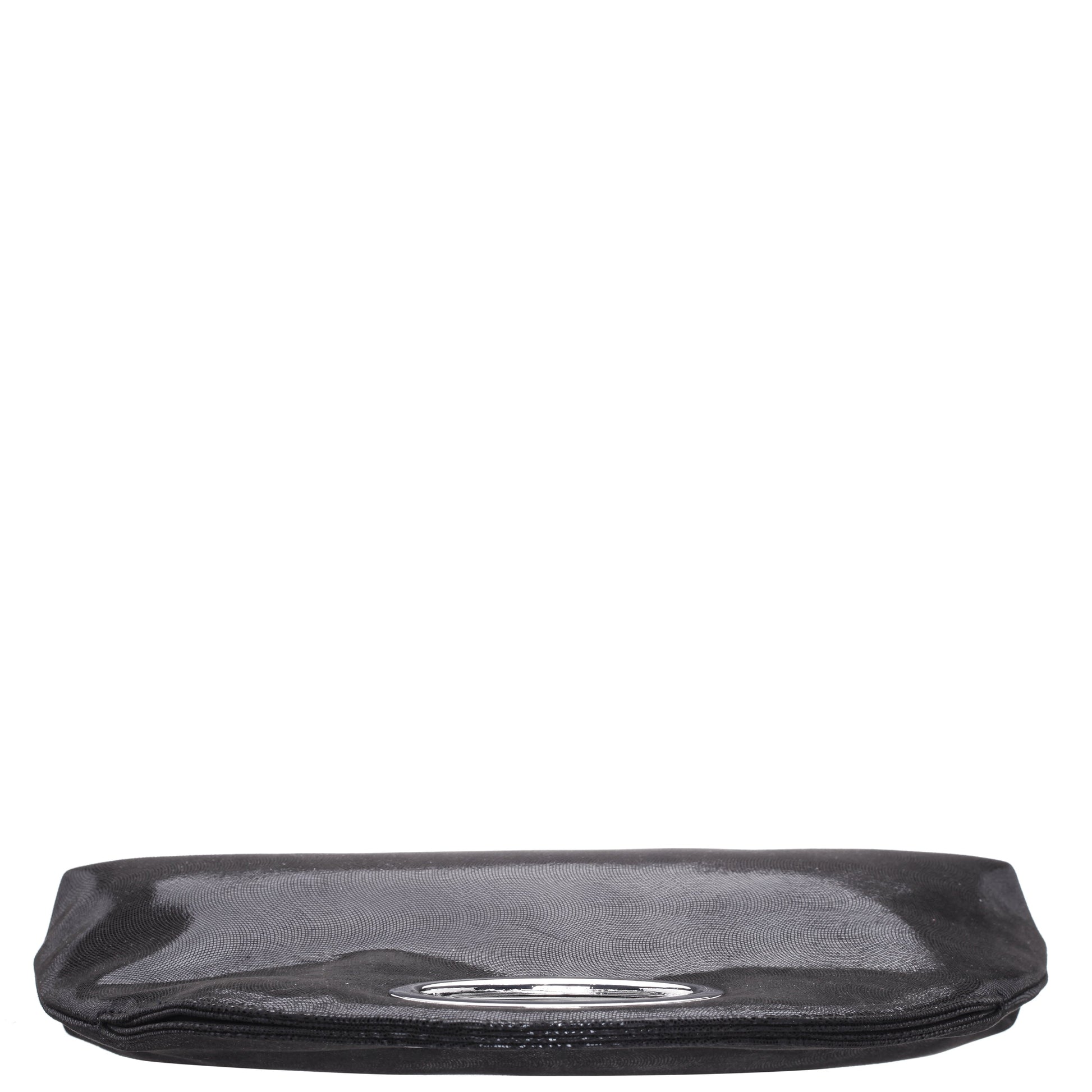 Jael Black Metallic Geo Swirl Fabric Handle Bag | Nina Shoes