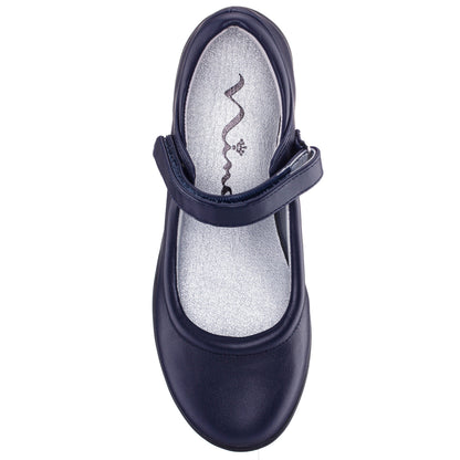 Girls Dallas Blue Mary Jane Flats | Nina Shoes