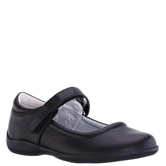 Girls Dallas Black Mary Jane Flats | Nina Shoes