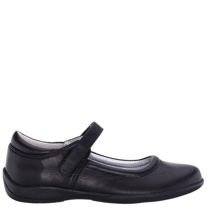 Girls Dallas Black Mary Jane Flats | Nina Shoes