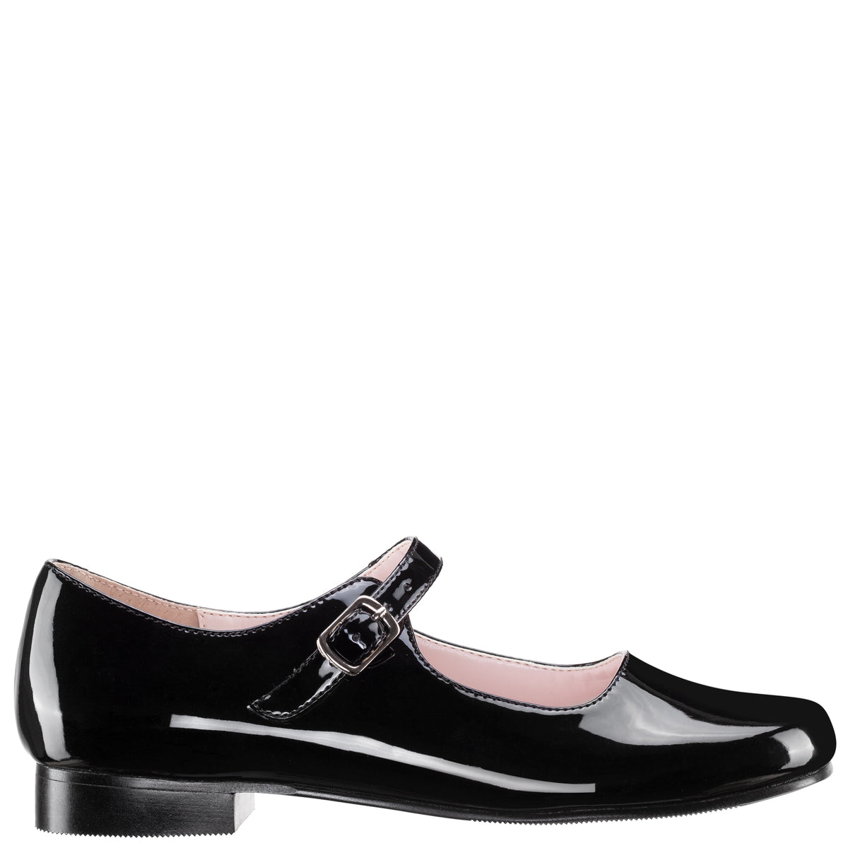 Girls Bonnett Black Patent Mary Jane Dress Shoes | Nina Shoes