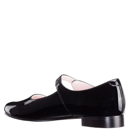 Girls Bonnett Black Patent Mary Jane Dress Shoes | Nina Shoes
