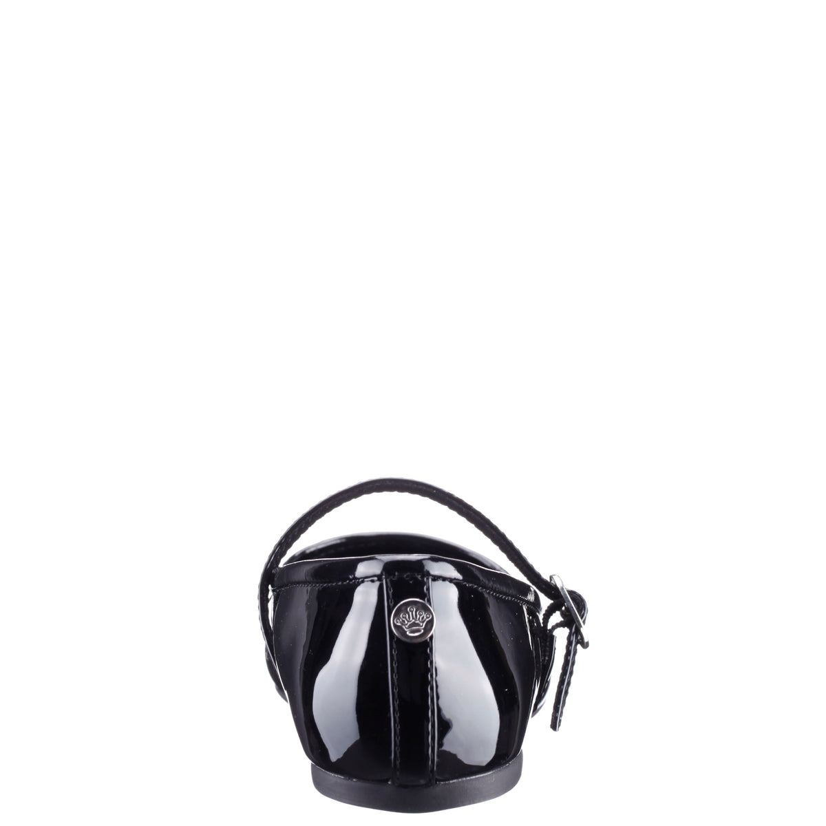 Girls Nicola Black Patent Ballet Flats | Nina Shoes