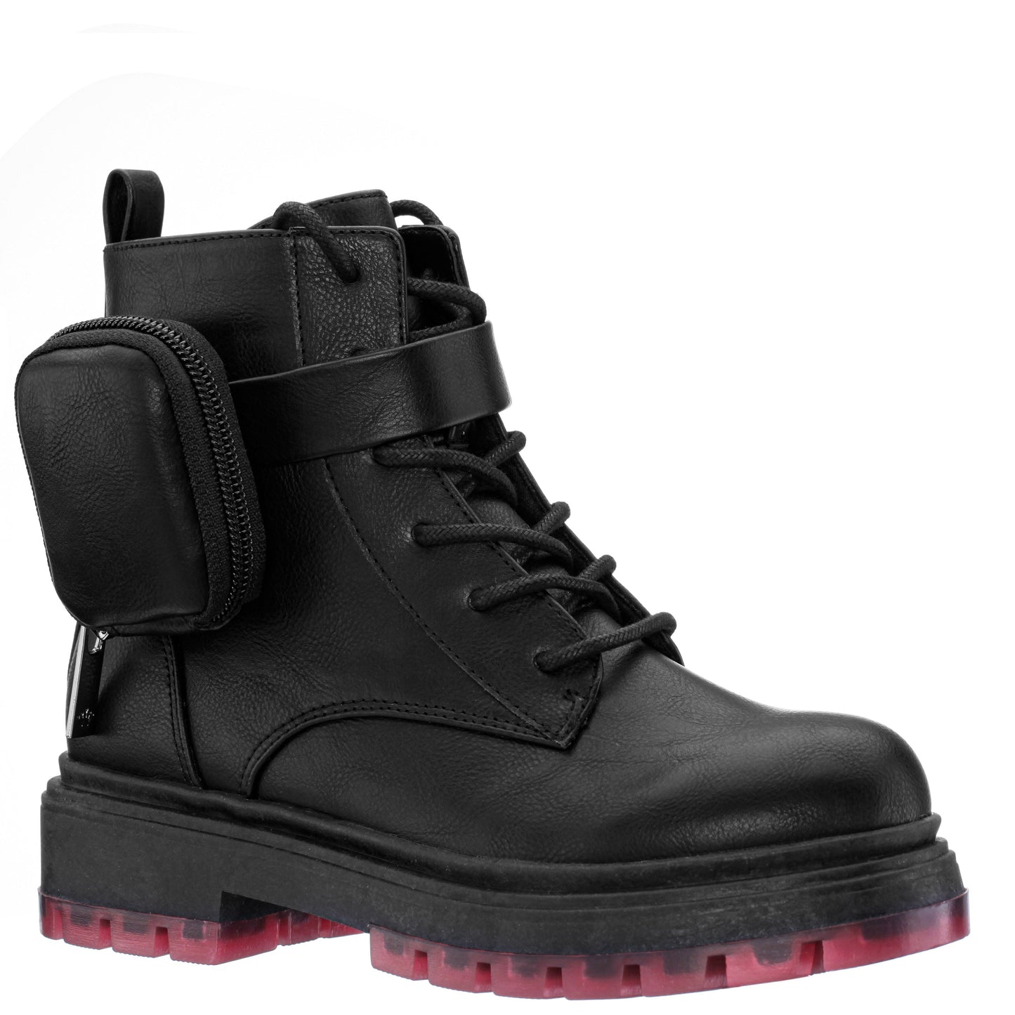 Girls Milly Black Inside Zip Boots w/Pouch | Nina Shoes