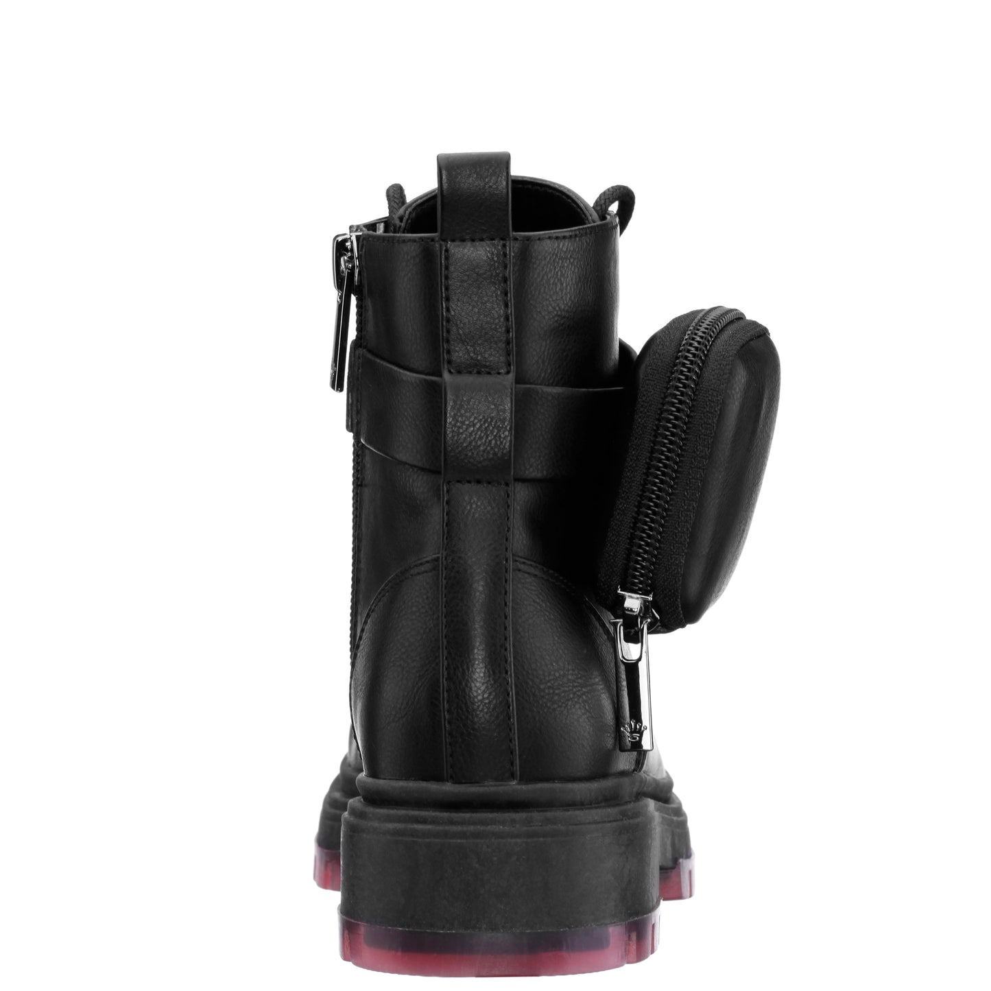 Girls Milly Black Inside Zip Boots w/Pouch | Nina Shoes
