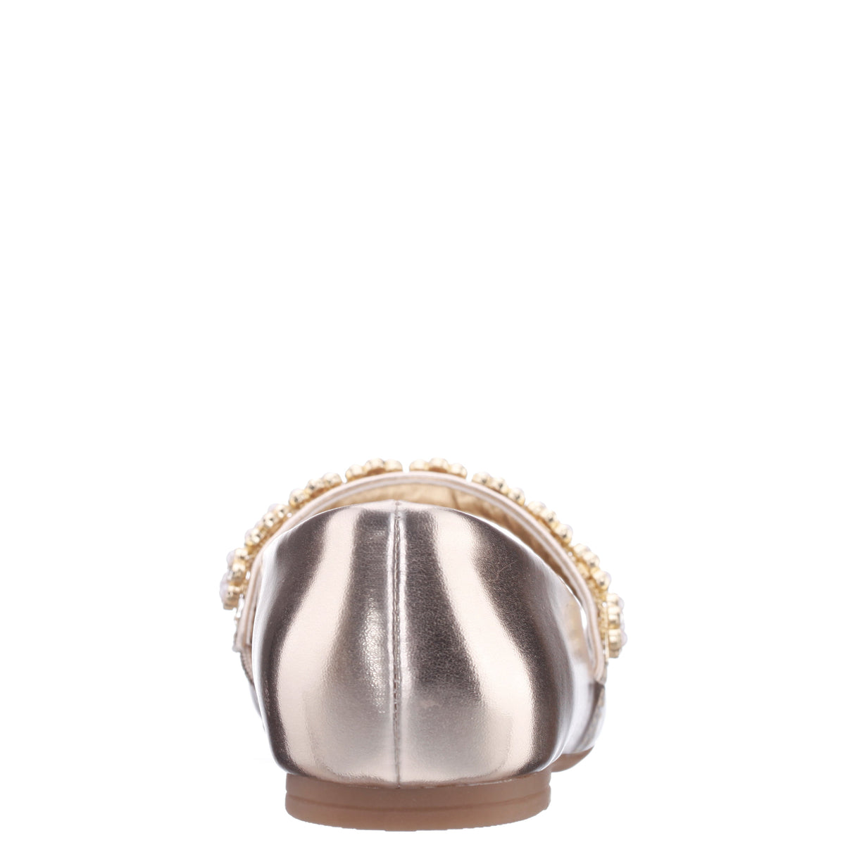 Girls Joansie Light Gold Metallic Ballet Dress Shoe | Nina Shoes