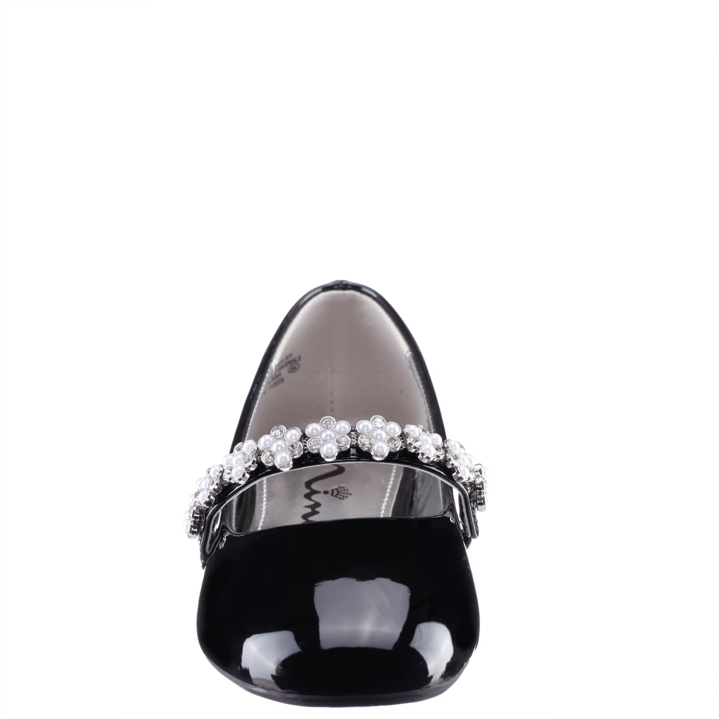 Girls Joansie Black Patent Ballet Dress Shoe | Nina Shoes
