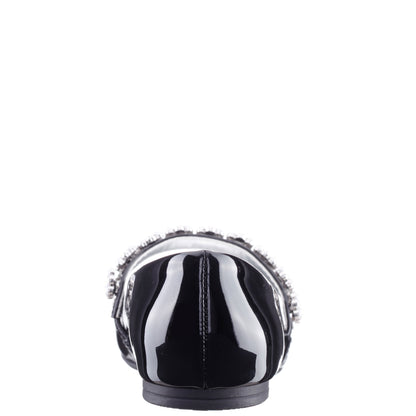 Girls Joansie Black Patent Ballet Dress Shoe | Nina Shoes