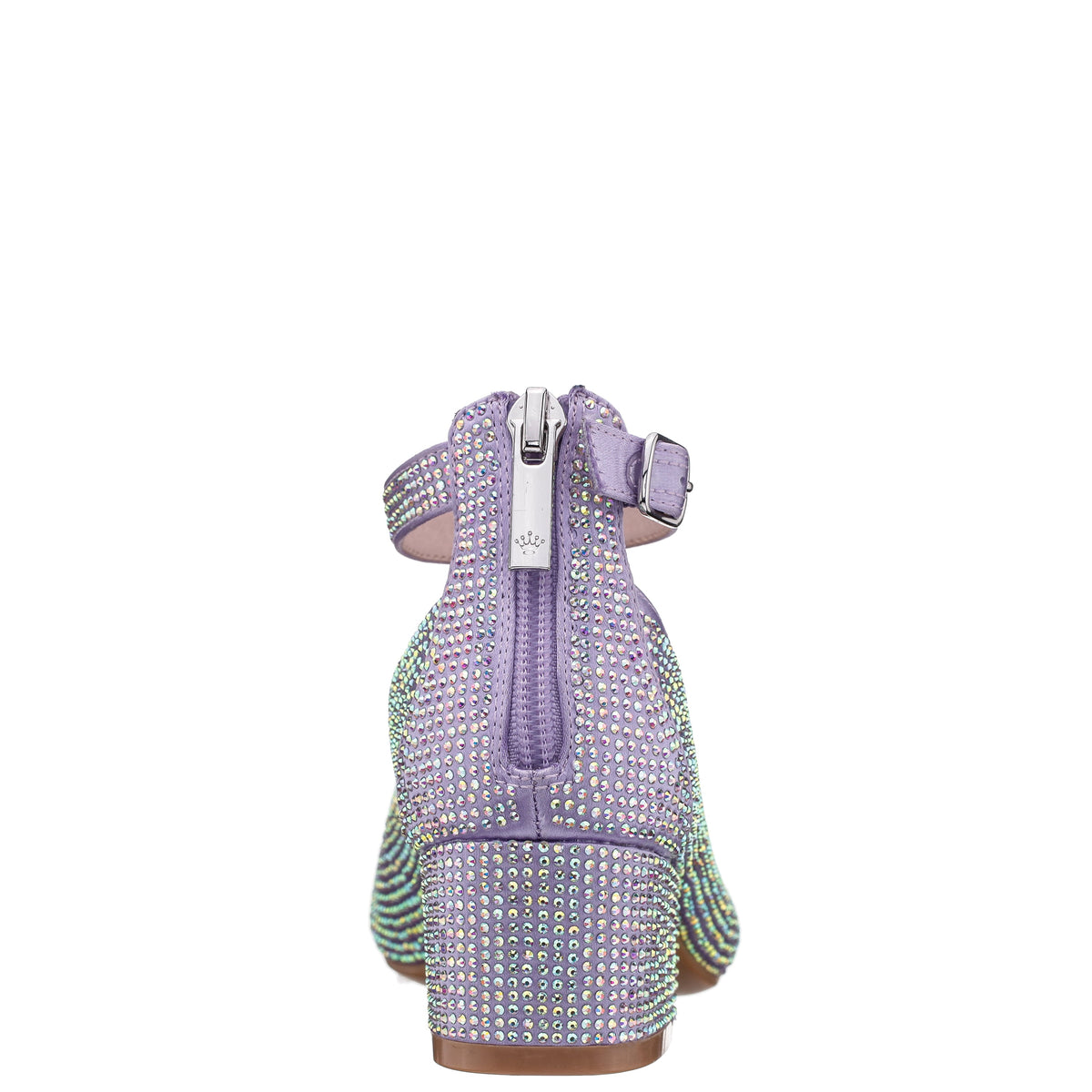 Girls Lennie2 Purple Rhinestone Dress Shoes | Nina Shoes