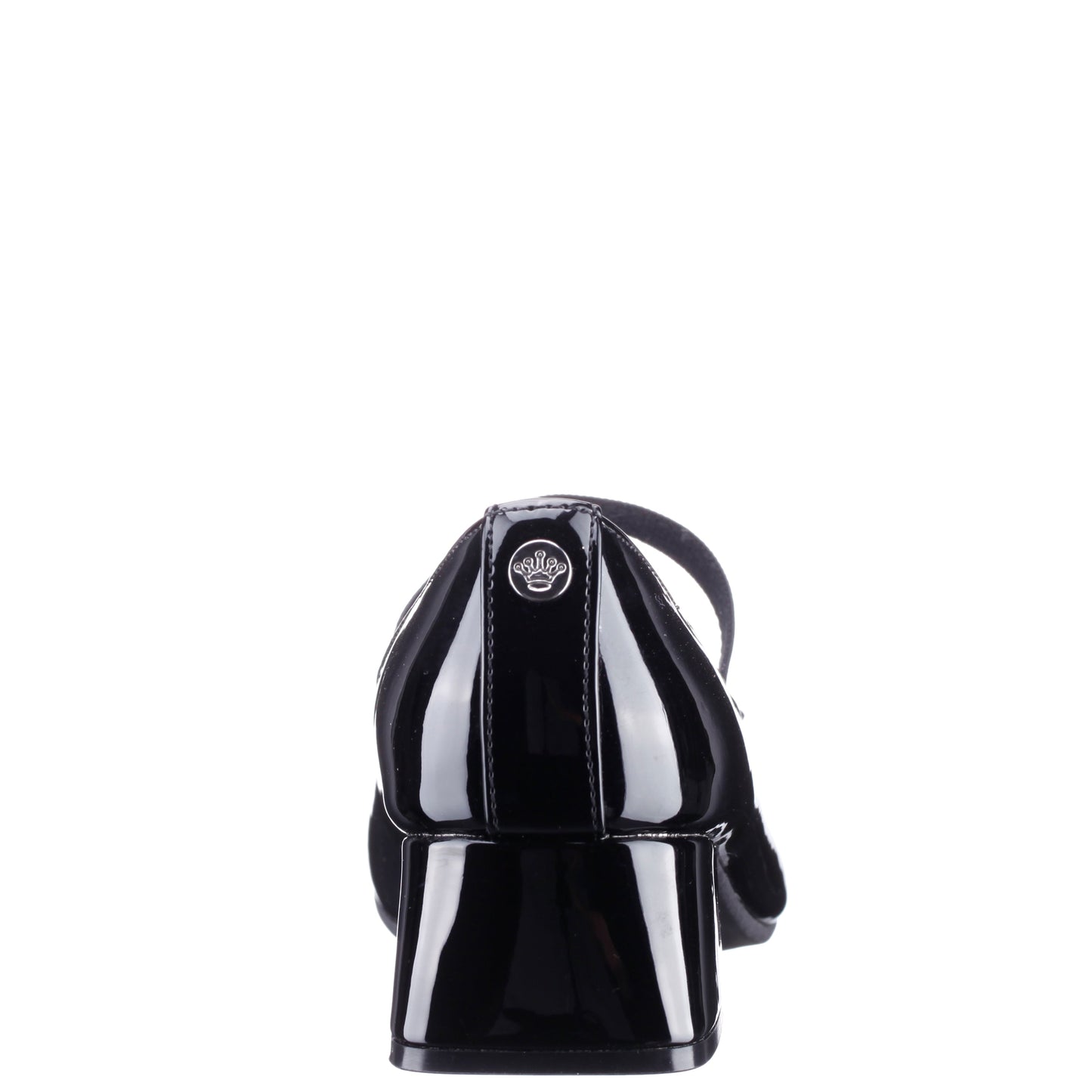 Girls Bryonna Black Patent Heel Mary Jane Pumps | Nina Shoes