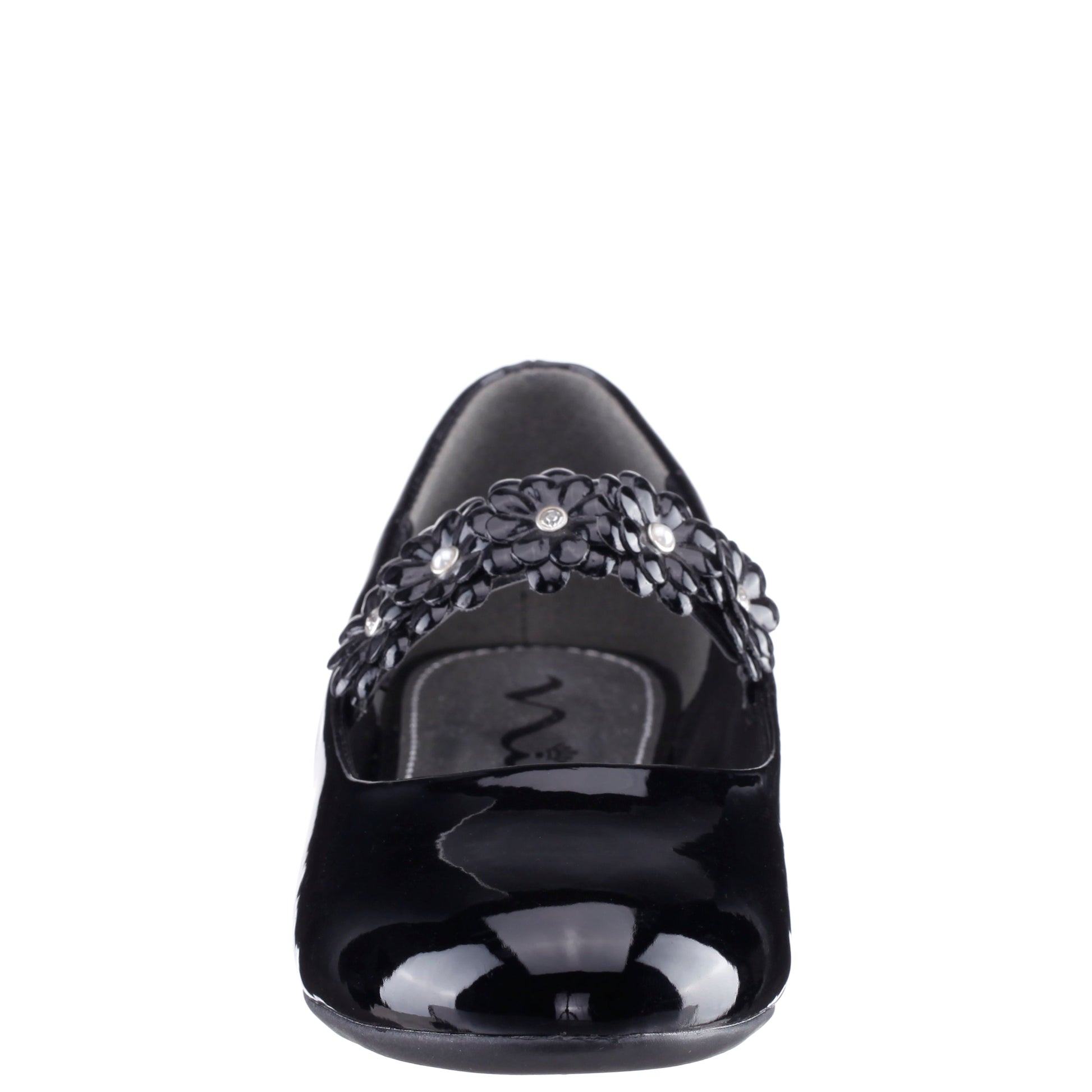 Girls Rozy Black Patent Ballet Dress Shoes | Nina Shoes