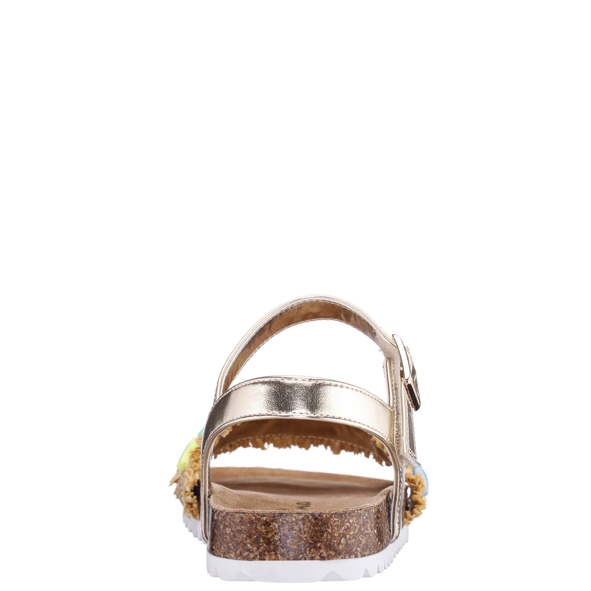 Girls Hazina Beige Footbed Sandal | Nina Shoes