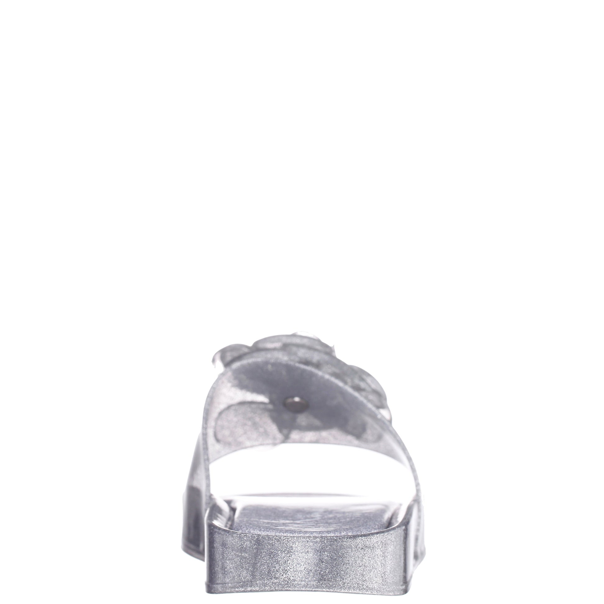 Girls Gleen Silver Jelly Sandal | Nina Shoes
