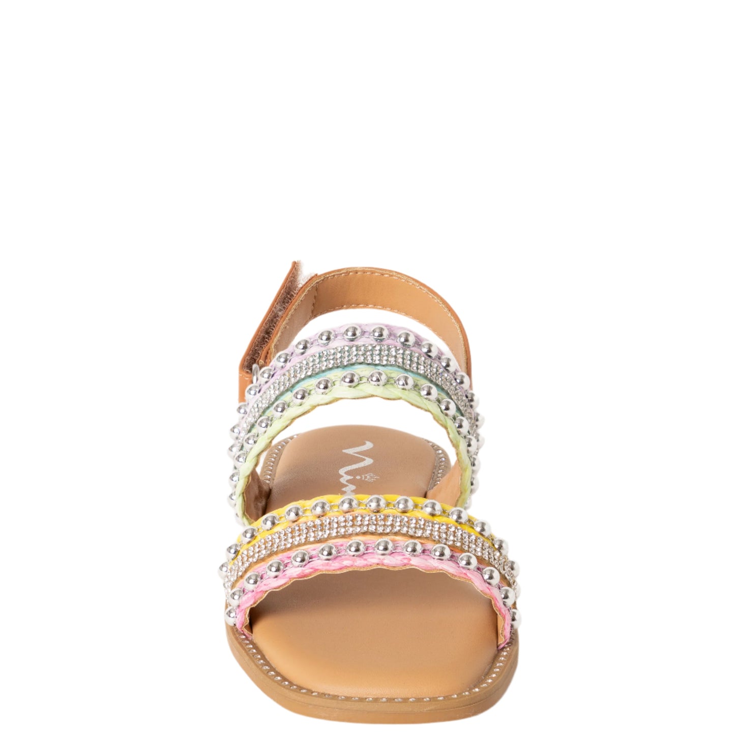Girls Suissa Multi Colored Adjustable Strap Sandal | Nina Shoes