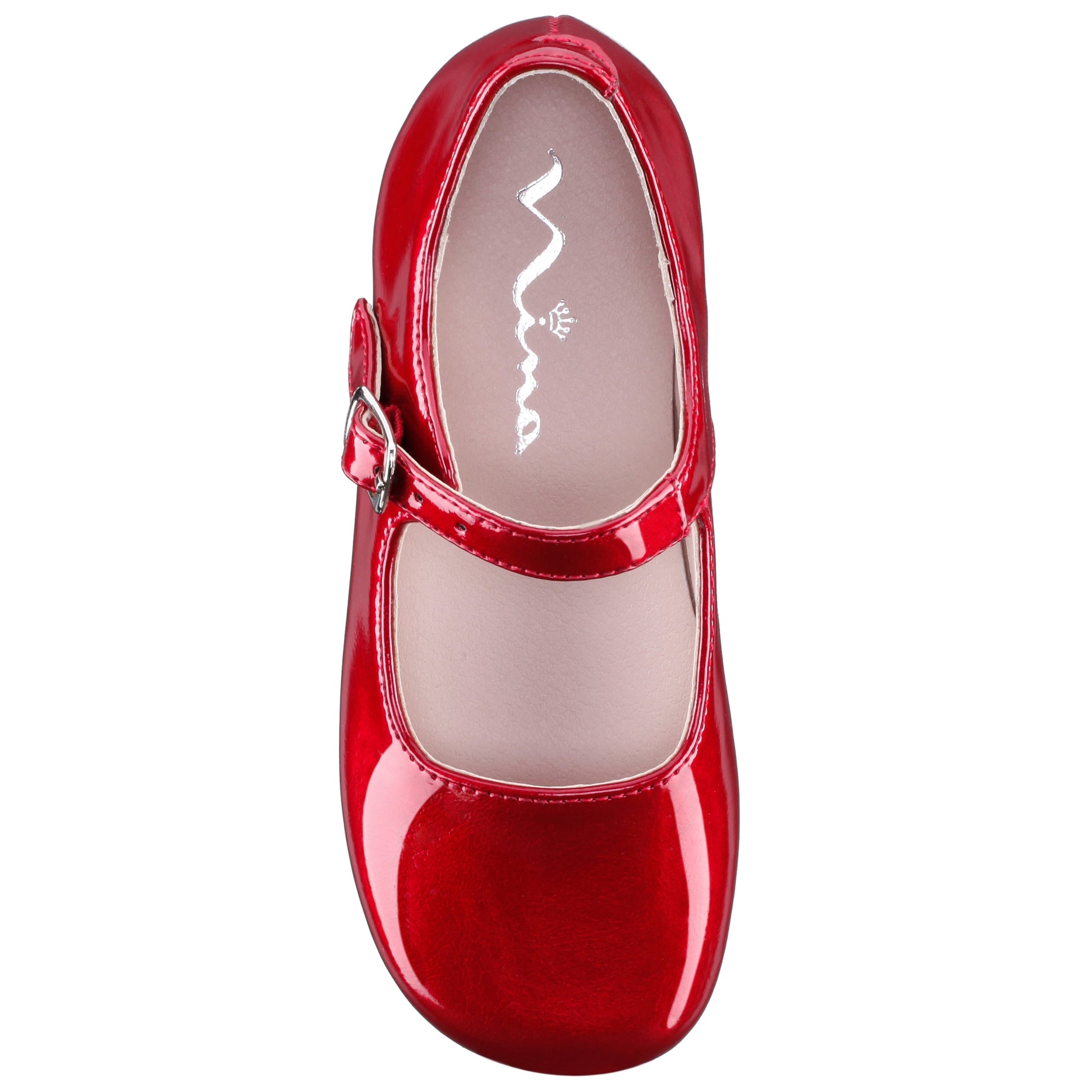 Girls Bonnett Red Patent Mary Jane Dress Shoes | Nina Shoes