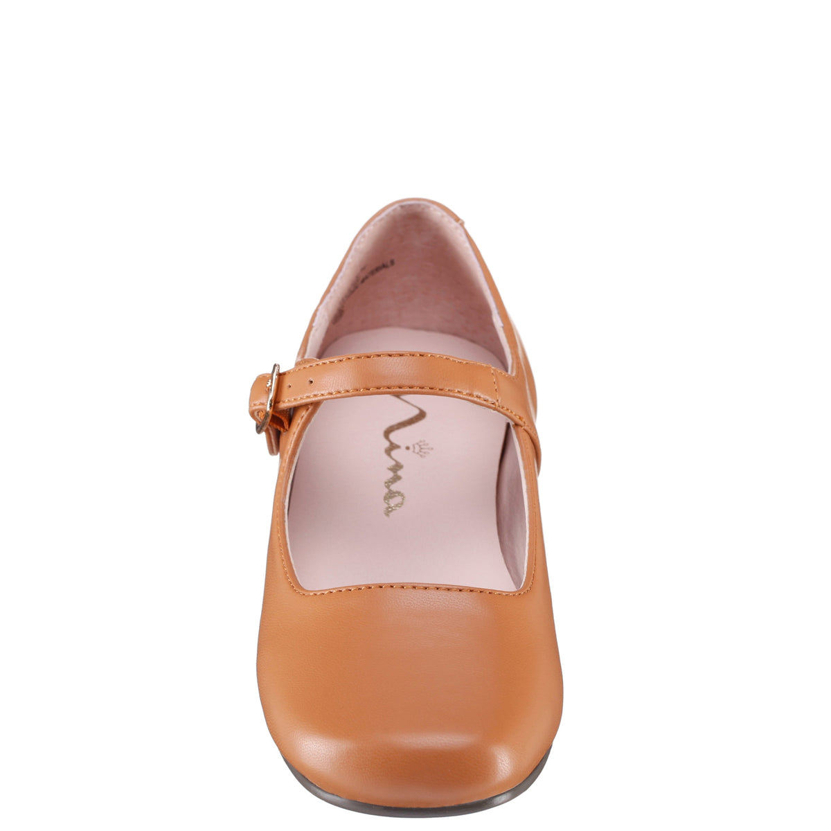 Girls Bonnett Brown Mary Jane Dress Shoes | Nina Shoes